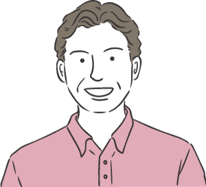 口元の不安がなくなり、仕事にも前向きに。